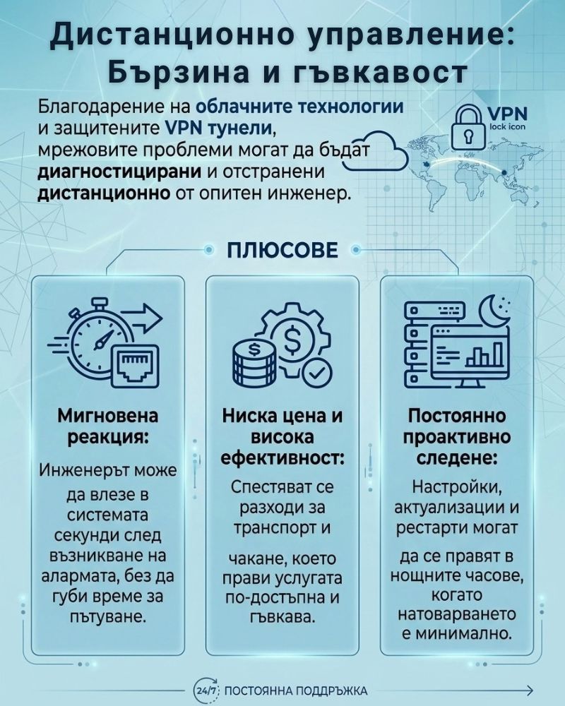 Дистанционно управление Бързина и гъвкавост
