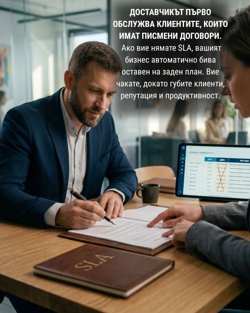 При липса на SLA!