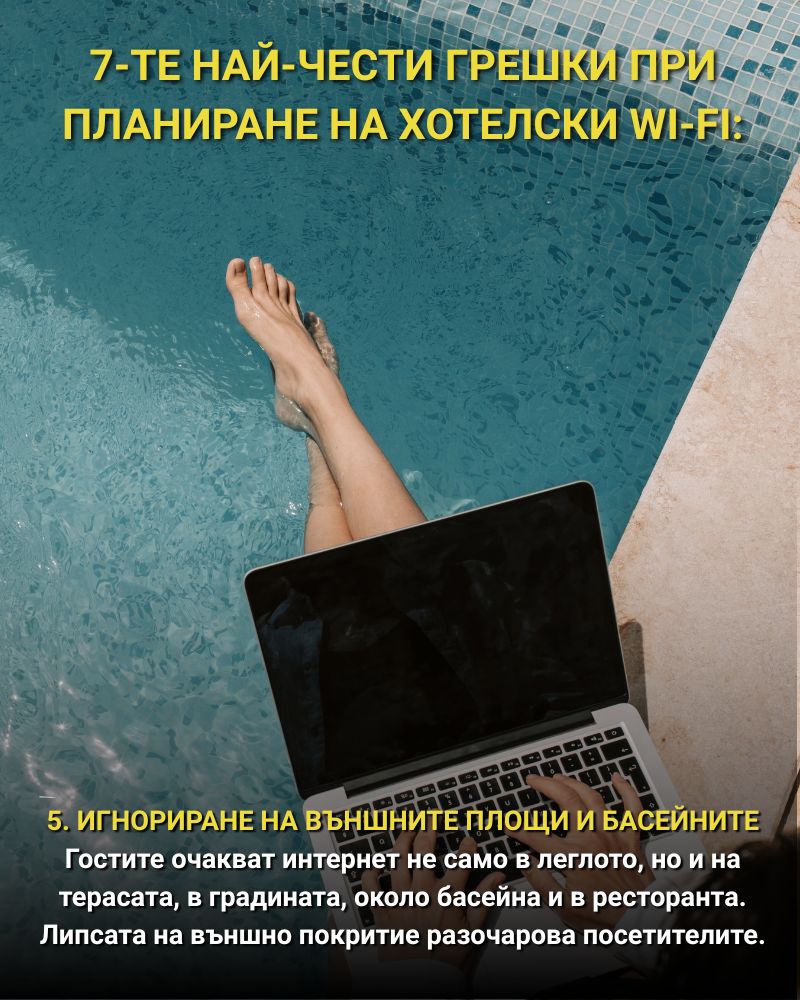 Игнориране на външните площи и басейните