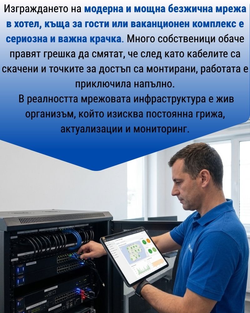 Изграждане на модерна безжична мрежа в хотел
