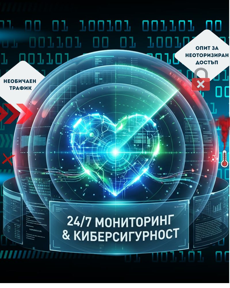 24/7 мониторин на мрежата с GP-NET