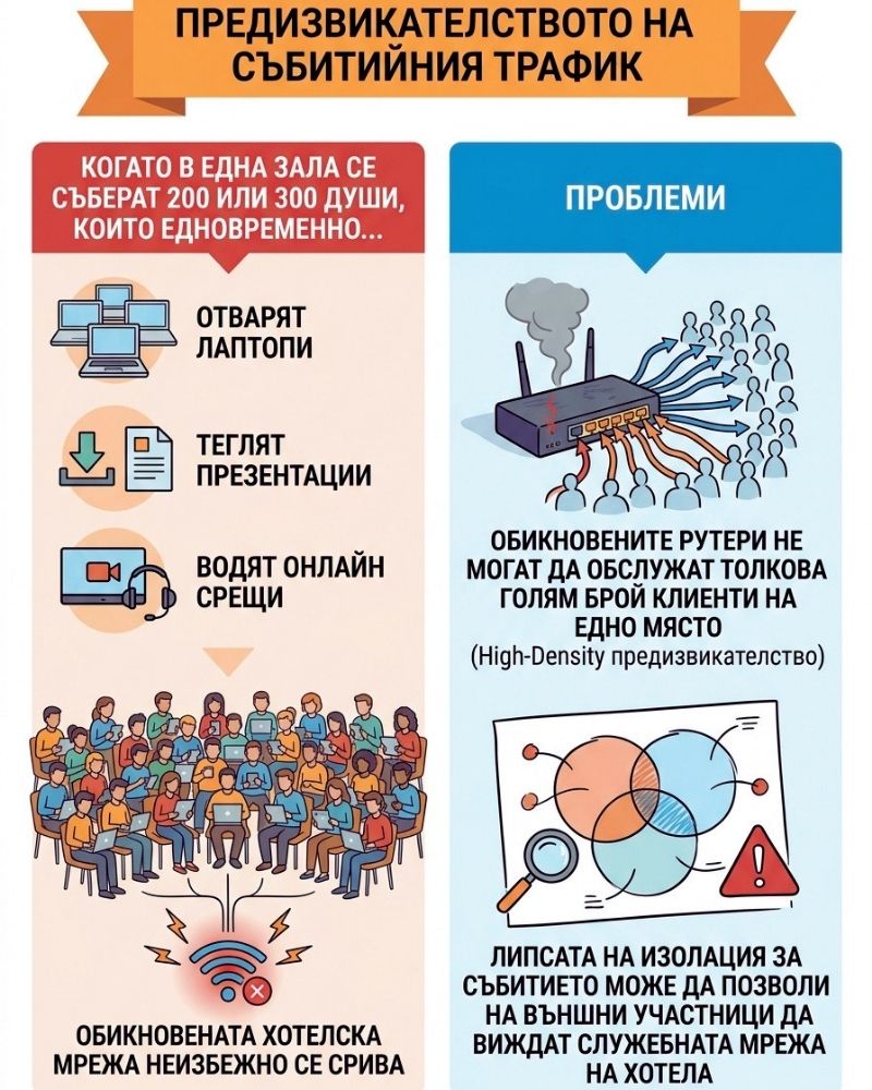 Предизвикателството на събитийния трафик