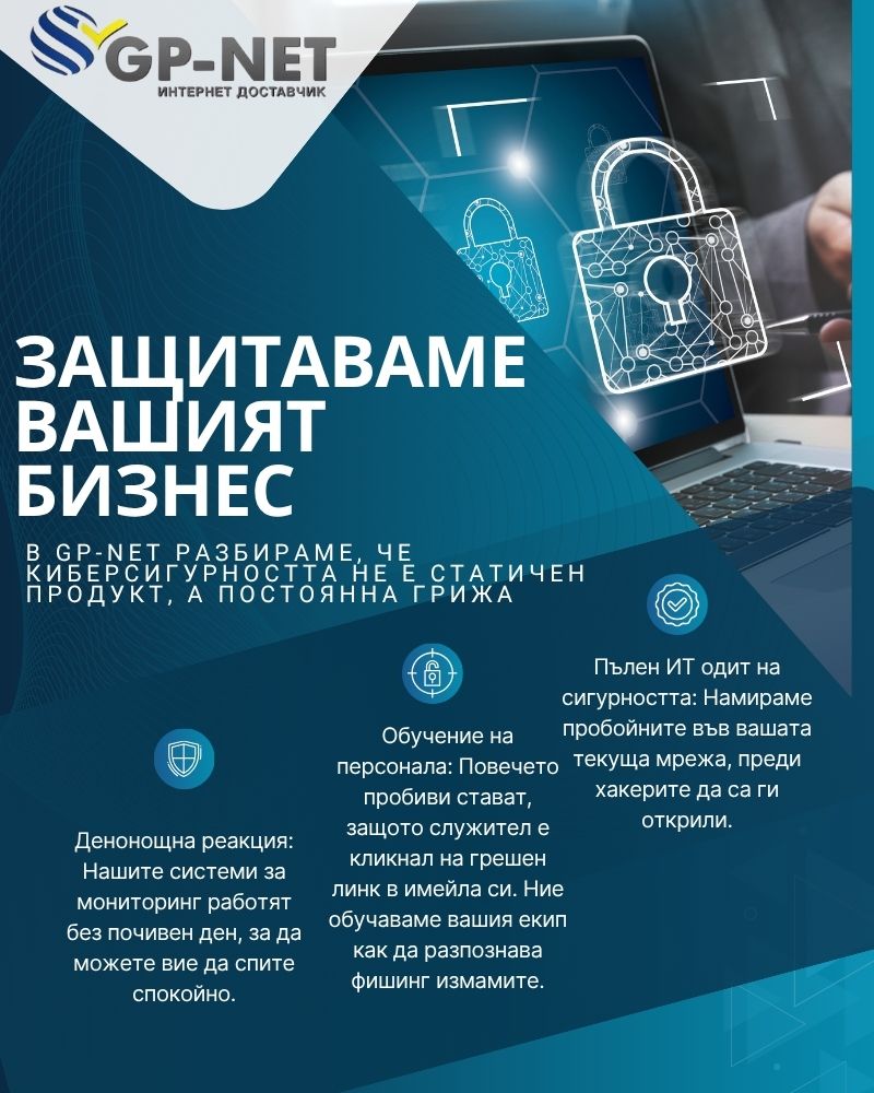 Как в GP-NET защитатваме Вашият бизнес?
