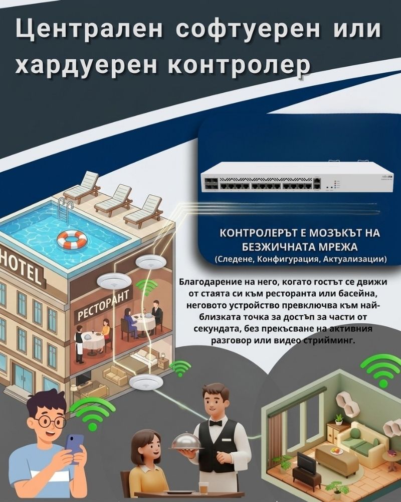 централен софтуерен или хардуерен контролер